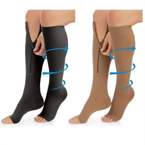 Miniatura 2 de Media De Compresión Anti Varices De Crem